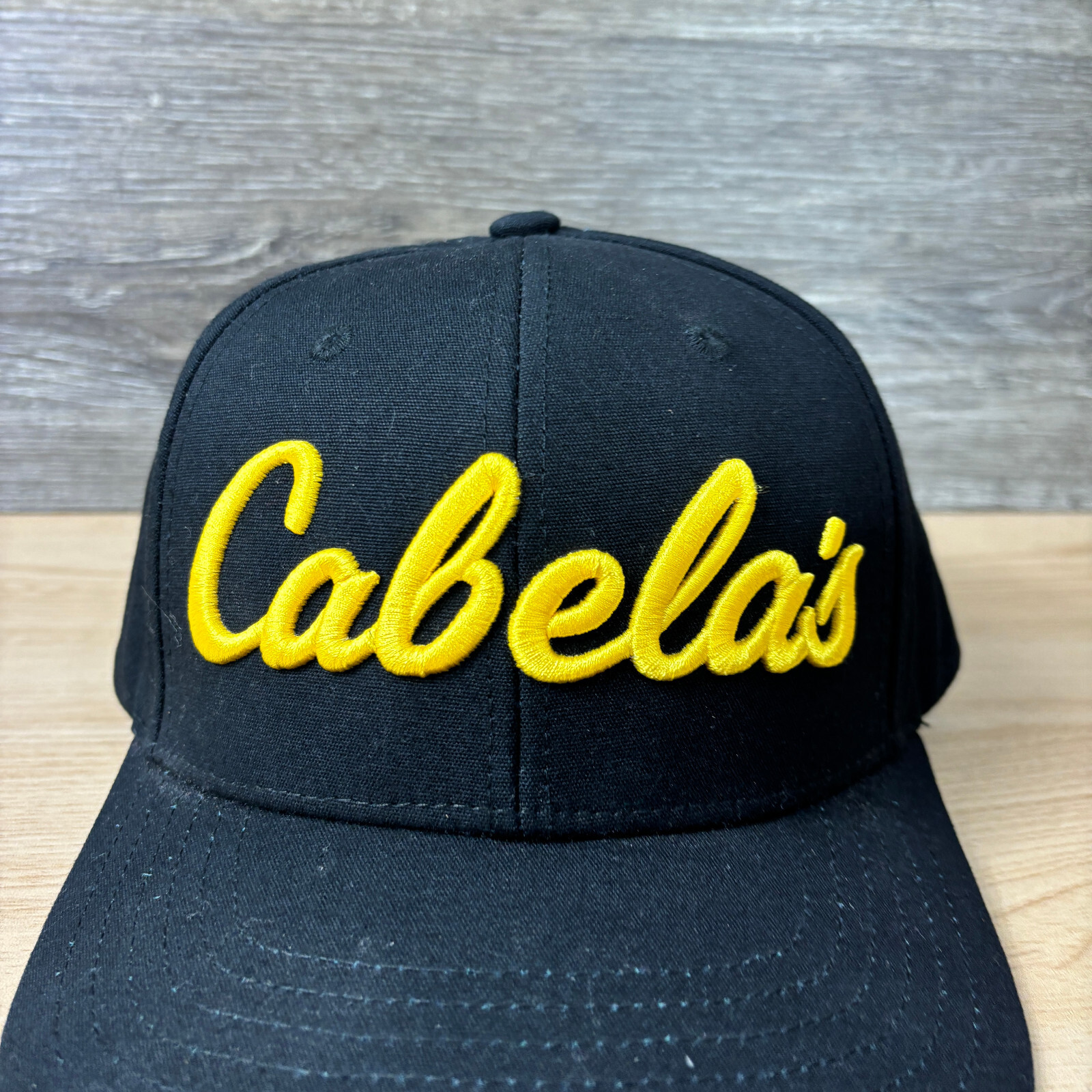 Cabelas Hat Cap Strap Back Black Performance Hunt… - image 2