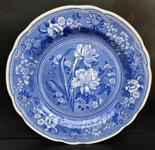The Spode Blue Room Collection - Botanical -  Dinner Plate 10 1/2" - England