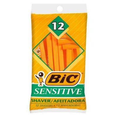 BIC Classic Razor Sensitive Skin 12ct (3 Pack)