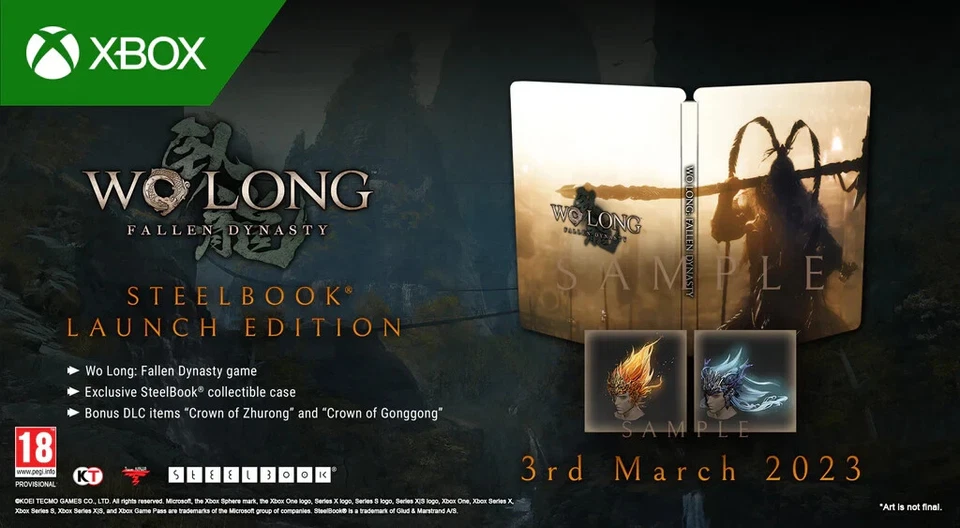 Wo Long: Fallen Dynasty Steelbook Launch Edition - Xbox Series X/One - EU - NEW - Image 3 of 4
