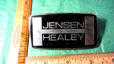 Bu01 Jensen Healey Hood Nose Emblem Vintage Enamel 1970s Jensen-healey Mk I Mkii Bu01 Jensen Healey Hood Nose Emblem Vintage Enamel 1970s Jensen-healey Mk I Mkii