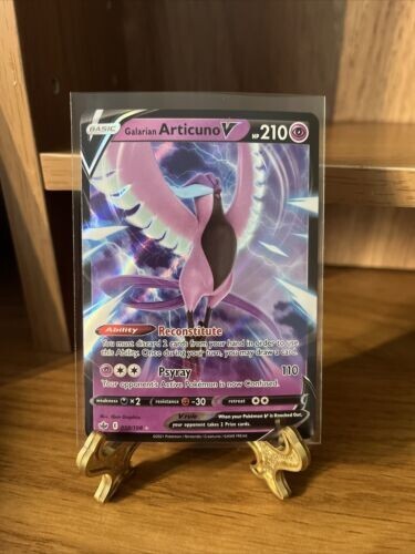 Pokémon TCG Chilling Reign - Galarian Legendary Birds Ultra Rare 3-Card Lot: Articuno V, Zapdos V, Moltres V