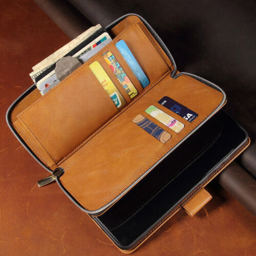 For Samsung S25 S24 S23 S22 S21 S20 A16 A55 A15 Case Wallet Leather Flip Cover - Picture 31 of 56
