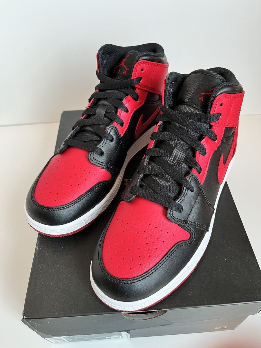 大太郎様ナイキ ジョーダン JORDAN 1 MID ALT BANNED Nike Air Jordan 1 Mid Banned Black Red White | eBay