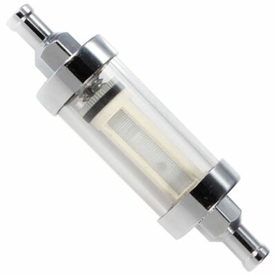 Filtre à Essence Universel Aluminium CNC 8mm – Lavable, Pour Cross, Enduro, Scooter (YZ, CR, KX, KTM)
