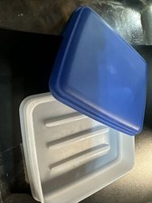 Tupperware Stackable Hot Dog Keeper Holder Made in the USA 4966A, 4965A