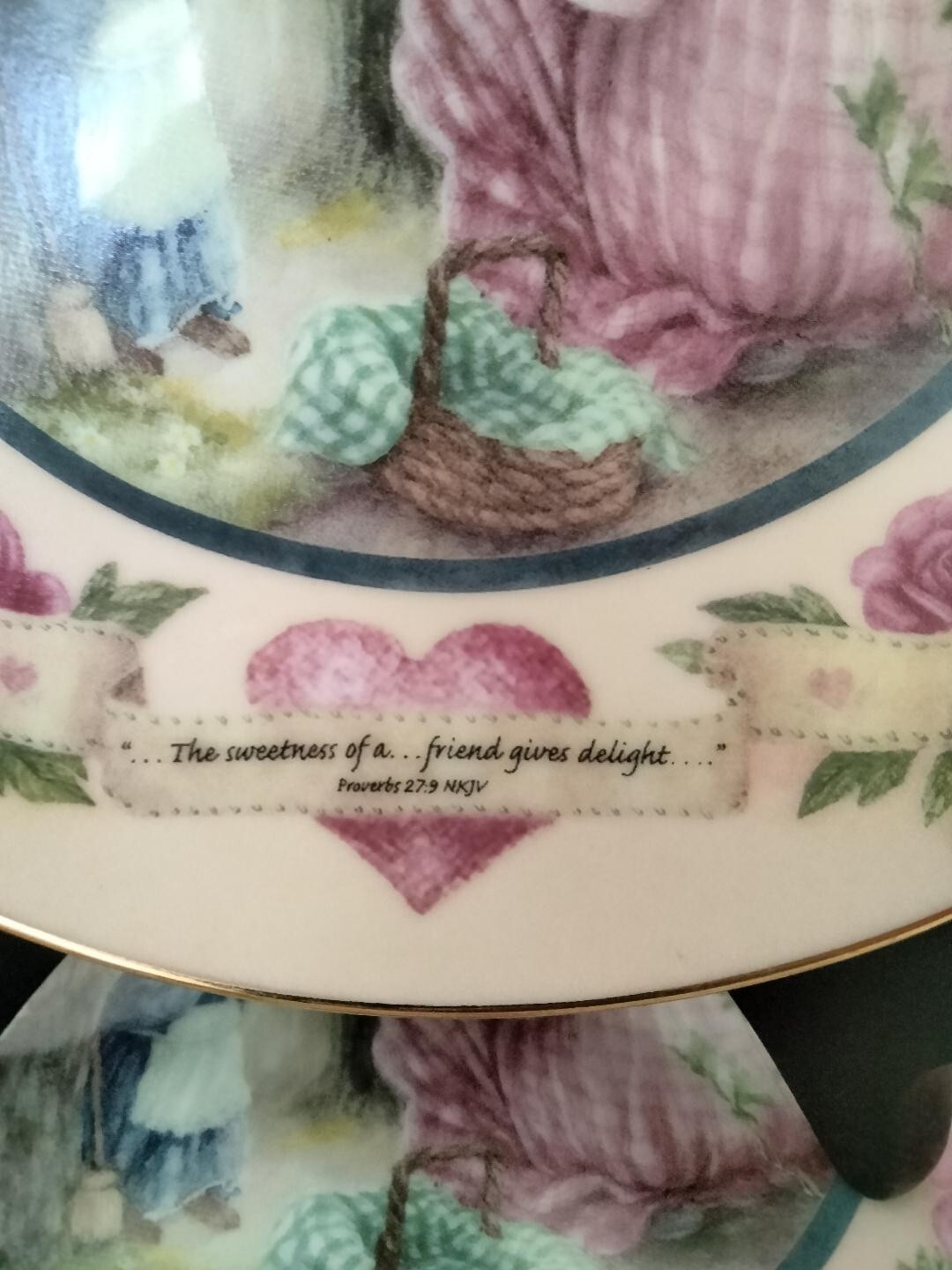 Set of 4 "An Afternoon Tea" Susan Wheeler Holly Pond Hill Collection