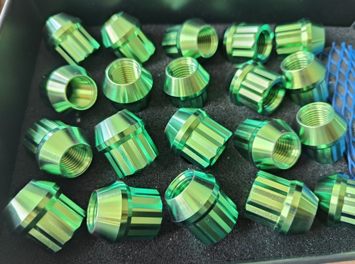 Rison Titanium Lug Nuts Open End Lug Nuts 12 Point GR5 Ti M12 M14 Lug Nut 20PCS - Picture 62 of 79