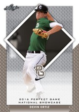 10-Count Lot Devin Ortiz 2016 Leaf Perfect Game NIKE All-American Rookies