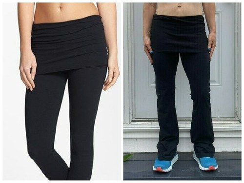 So Low Black Skirted Leggings Overlay 