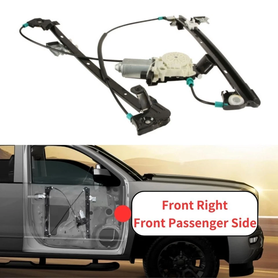 Front Right Window Regulator LR006371 w/Motor For Land Rover Freelander 1998-06 - Image 4 of 4
