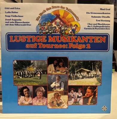 LUSTIGE MUSIKANTEN AUF TOURNEE: FOLGE 2   Telefunken Schallplatte