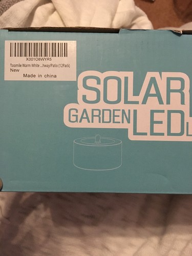Sunnest 12Pack Solar Lights Outdoor, Outdoor Garden Lights, Solar Pathway Lig... - 第 7/7 張圖片