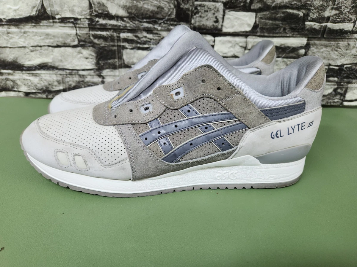 Asics gel lyte 3 grey best sale white