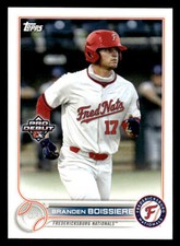 2022 Topps Pro Debut #PD-36 Branden Boissiere Card Fredericksburg Nationals