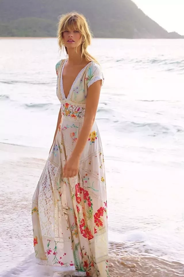 Free People Hibiscus Heaven Maxi Dress Size XL