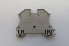 WEIDMULLER WDU 10 TERMINAL BLOCK DIN MOUNT BEIGE ID NO: 102030 LOT OF 20