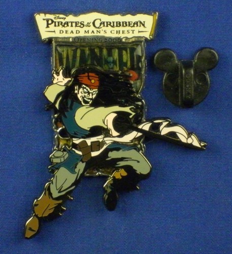 Jack Sparrow Pirates POTC Dead Man's Chest Countdown #4 LE OC Pin # 46933 - Picture 2 of 6