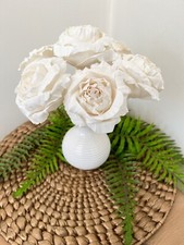 6 Sola Wood diffuser flowers, Luxury Eden Roses. Bunch Of 6.