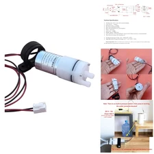 DC 12V Mini Food Grade Self Priming Pump, 1.2LPM Micro Diaphragm Fresh Water Pu