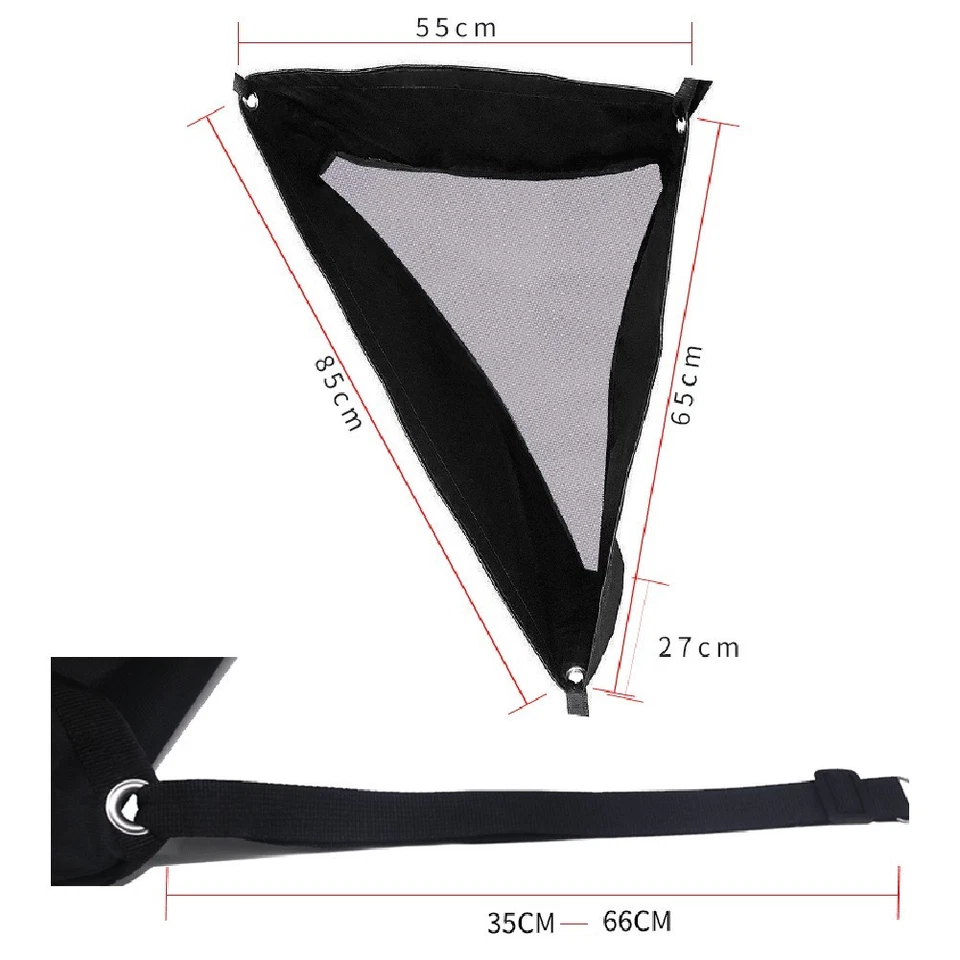 Pferde Heu Futtersack atmungsaktiv Netzboden strapazierfähig Doppelendschnallen - Bild 3 von 4