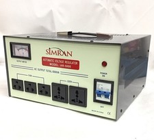 Simran AR5000 5000watt HD Volt Regulator/Stabilizer w/ Step-Up/Down Transformer