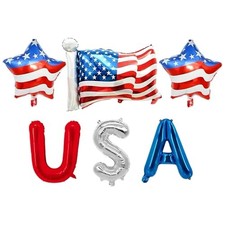 4th of July Decorations Red White and Blue Balloons Patriotic USA Party Fourth