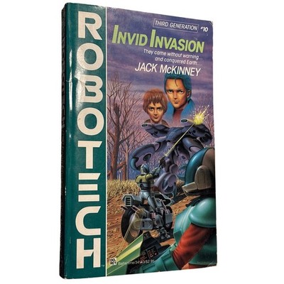 1985 ROBOTECH BOOK #10: INVID INVASION BY JACK McKIINNEY 3rd Generation del rey
