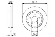 Disque de frein Ford MAVERICK