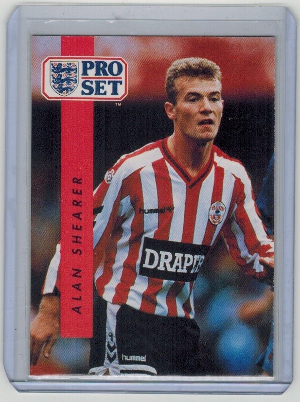 Per Set English League 1990-91 Rookie Card #213 Alan Shearer Southampton