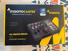 maono MAONOCASTER All-In-One Podcast Production Studio AU-AM100 Brand new
