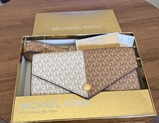 Michael Kors Monogram Envelope Adjustable Bel...