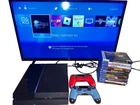 Lot Of PS4 Console 2 Controllers & 11 Games Including Borderlands & More Games