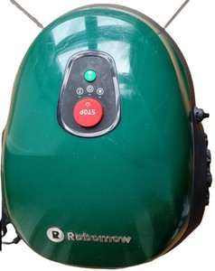 ROBOMOW Mähroboter Rasenroboter Mulchen Akku Schwarz Grün 300m² Ladestation