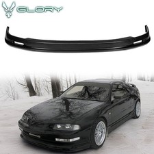 Fits 92-96 Honda Prelude Mugen Style Front Bumper Lip Spoiler Unpainted Black Pp