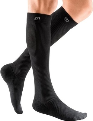 mediven Active Compression 15-20 mmHg, Unisex, Knee High, Black, Size V Standard