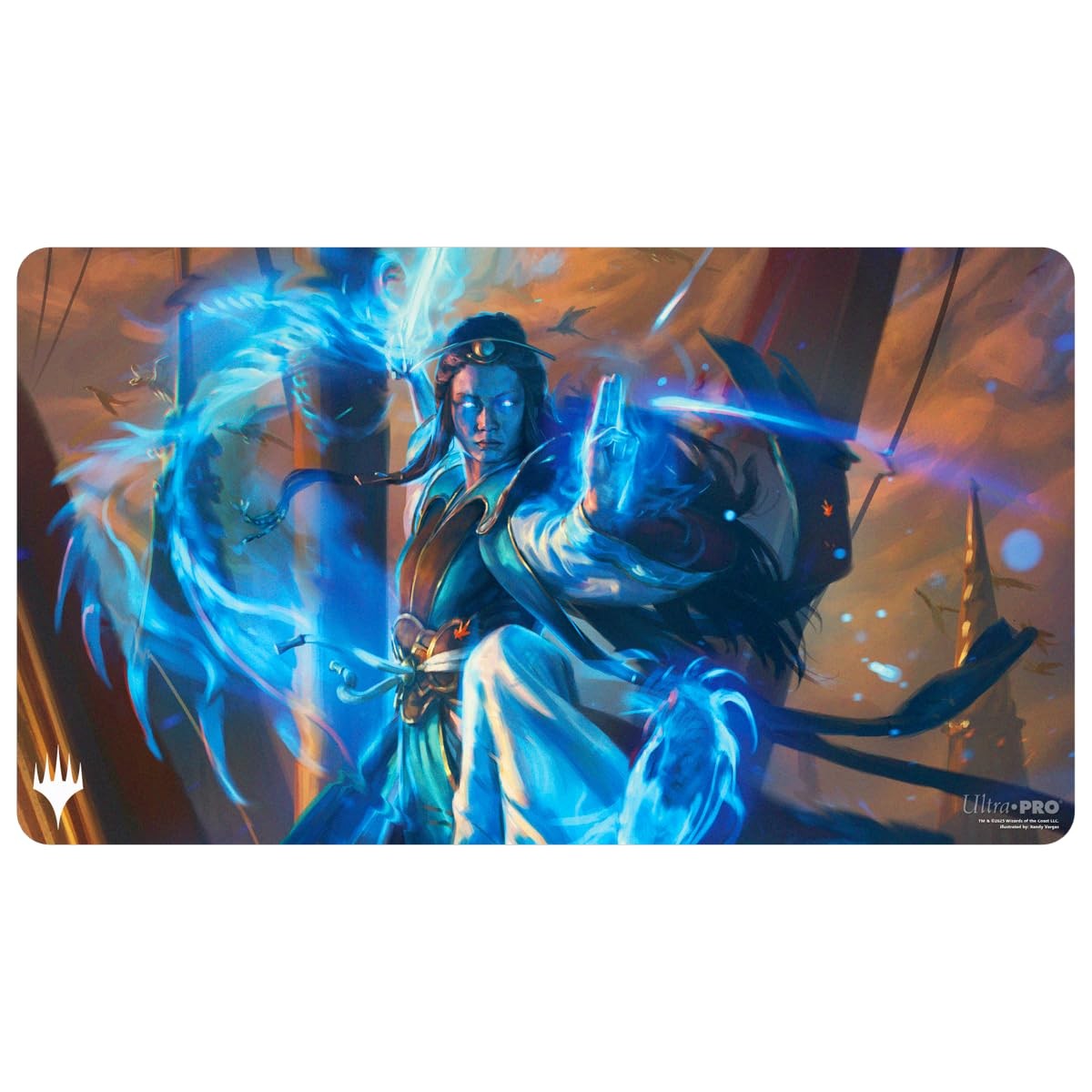 Ultra PRO - Игровой коврик Tarkir Dragonstorm, ключевой персонаж 3 для Magic: The Gathering