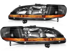 Pair Kit For 1998-2002 Honda Accord Headlight Assembly Black Housing Leftright Pair Kit For 1998-2002 Honda Accord Headlight Assembly Black Housing Leftright