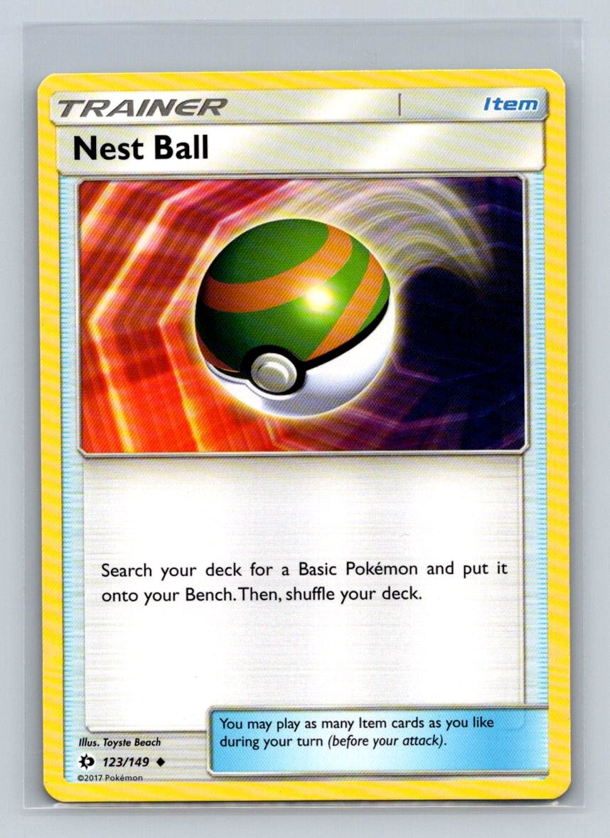 Nest Ball #123/149 SM Base Set Uncommon - Pokemon Card D16