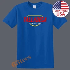 Talladega Super Speedway Racing Circuit Men's Blue Size S to 5XL