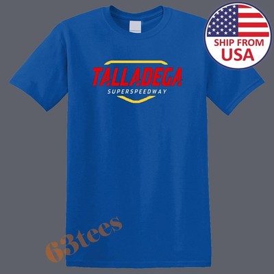 Talladega Super Speedway Racing Circuit Men's Blue Size S to 5XL