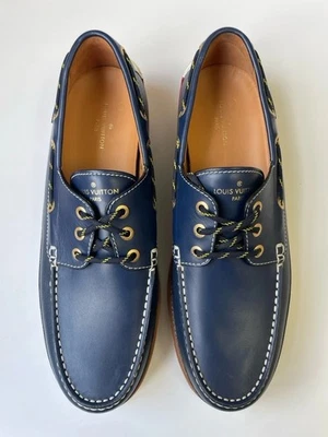 ​ルイヴィトン アメリカズカップ 2017 デッキシューズ ネイビー 10 Louis Vuitton Casual Men's Boat Shoe for sale - eBay