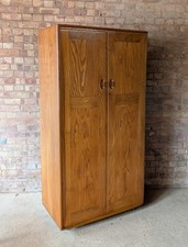 Vintage Mid Century Ercol Elm Wardrobe
