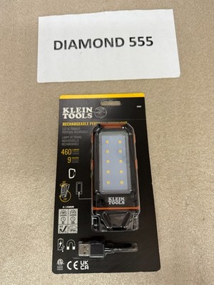 Klein Tools 56403 460lm Rechargeable LED Flashlight - Black/Orange #4031