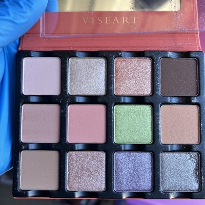 Viseart PARIS LOVE LETTER 12-Shade Palette Pro Formula Blendable Pigment Damaged