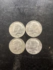 Silver Kennedy Half Dollar! Four Total