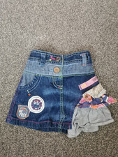 9-12 months girls denim skirt from Next