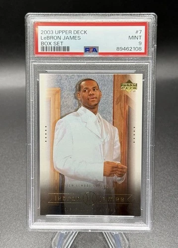 2003 Lebron James Upper Deck Box Set #7 Rookie Card Cavaliers - Lakers PSA 9