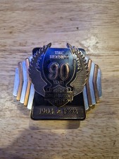 Harley-Davidson Belt Buckle 90th Anniversary The Reunion Limited Edition in box.
