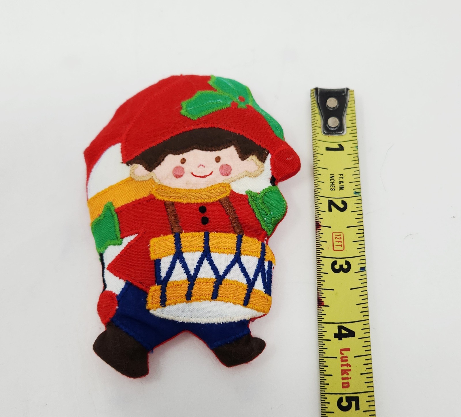 Vintage LOT Felt Sequin Christmas Ornaments incl. KURT S ADLER Santa 